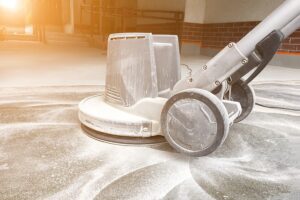 Remove Paint with Concrete Grinding